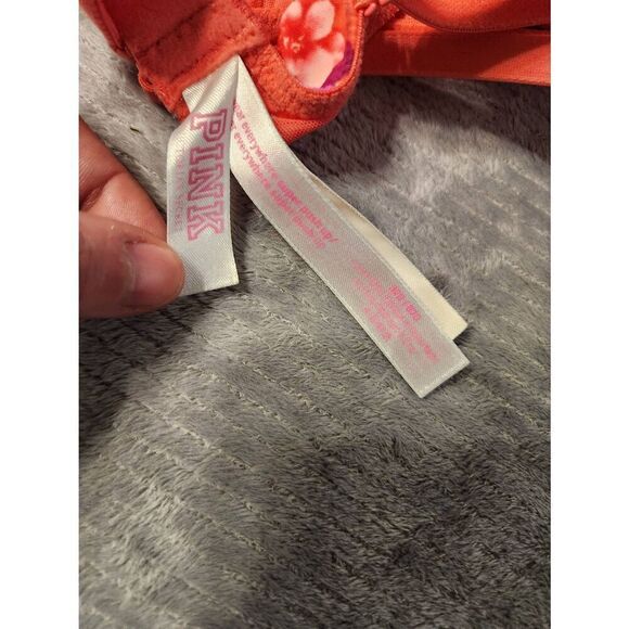 Victoria's Secret PINK Size 32B Super Push Up Bra Floral - Picture 3 of 3